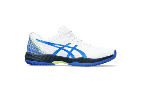 Asics Solution Swift FF Padel Shoes - White/Illusion Blue