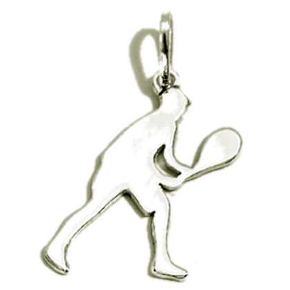Male Padel Player Necklace (Serve) - Forza Jewelry