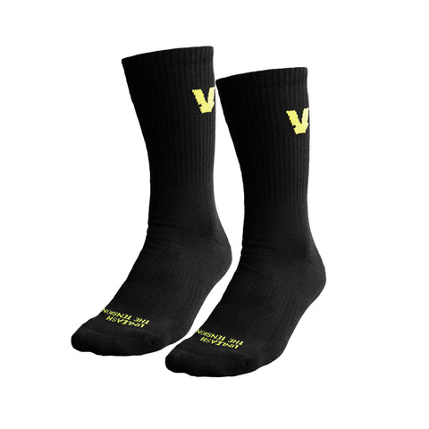 VOLT Padel Socks Black Fusion (2 PACK) - Size 43 - 46