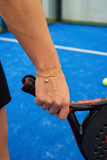 Gold Padel Jewellery Set (Necklace, Bracelet, Earrings)