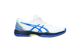 Asics Solution Swift FF Padel Shoes - White/Illusion Blue