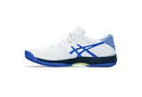 Asics Solution Swift FF Padel Shoes - White/Illusion Blue