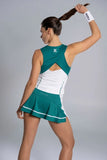 Women's PRO Skirt White/Ivy Green