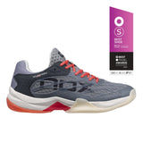 NOX AT10 Lux Series Padel Shoes - Cool Grey / Georgia Peach