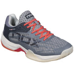 NOX AT10 Lux Series Padel Shoes - Cool Grey / Georgia Peach