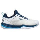 Nox NERBO White/Swedish Blue Padel Shoes (2025 Model)