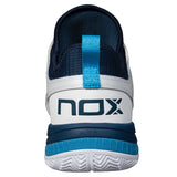 Nox NERBO White/Swedish Blue Padel Shoes (2025 Model)