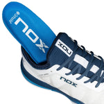 Nox NERBO White/Swedish Blue Padel Shoes (2025 Model)