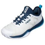 Nox NERBO White/Swedish Blue Padel Shoes (2025 Model)